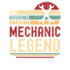 Husband Father Legendary mechanic retro