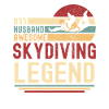 Skydiving Father retro Skydiving Legend