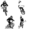 BMX Race sticker pack