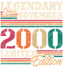 Legendary November 2000 limited edition