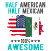 Half American Half Mexican