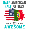 Half American Half Portuguese