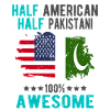 Half American Half Pakistani