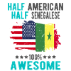 Moitié américain moitié sénégalais