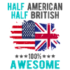 Half American Half British