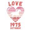 Amour équitation anniversaire Octobre 1975