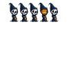 Different His Pumpkin Skeleton