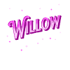 Willow name personalized