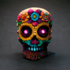 Mexican Sugar Skull by Death Beetle