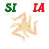 Sicile drapeau Sicile Palerme Italie