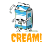Funny Zombie Cream Monster