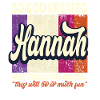 Name Hannah Birthday Gift