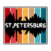 St.Petersburg Russland Skyline Silhouette Travel Sou