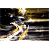 Abstract lights black and yellow