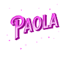 Paola name personalized