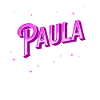 Paula's name personalized
