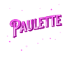 Paulette name personalized
