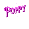 Poppy name personalized