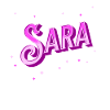 Sara name personalized