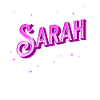 Sarah name personalized