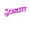 Scarlett name personalized