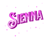 Nom Sienna personnalisé