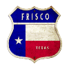 Frisco Texas crest flag design