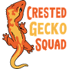 Crested Gecko Squad Nette Reptilien-Echse