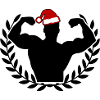 Santa Bodybuilding Christmas Gym