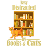 Easily distracted by books and cats