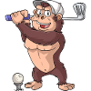 Singe de golf