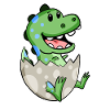 Dinosaur Egg Dino Motif