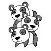 Cute pandas