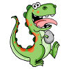 Dinosaur with Baby Dinosaur Egg