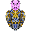 Knight Pig cool