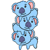 Cute koalas