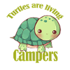Turtles are living caravans