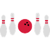 In between not hit bowling