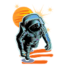 Astronaut - Space Galaxies