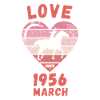 Amour équitation anniversaire Mars 1956