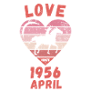 Amour équitation anniversaire avril 1956