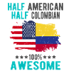 Mi-Américain, mi-Colombien