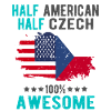 Halb Amerikaner Halb Tscheche