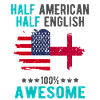 Mi-Américain, mi-Anglais