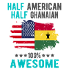 Moitié américain moitié Ghanais