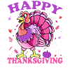 Female Turkey Happy Thanksgiving
