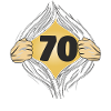 70 SHIRT ON