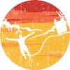 Sunset Kite Surf Silhouette