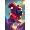 Dog in space