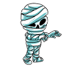 Mummy Skeleton Halloween